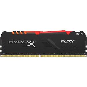 キングストンテクノロジー デスクトップPC用メモリ DDR4 3000MHz 32GBx1 HyperX FURY RGB CL16 HX430C16FB3A/32 RGB LED