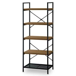 ottostyle.jp アイアンシェルフ 5段 幅60cm  オープンラック ディスプレイ ラック 収納棚 ハニカ