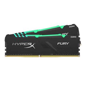 キングストンテクノロジー デスクトップPC用メモリ DDR4 3000MHz 16GBx2 HyperX FURY RGB CL16 HX430C16FB4AK2/32 RGB LED