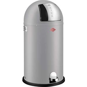 WESCO プッシュペダルビン&メタルライナー40L 'KICKBOY' マットグレー 177731-79