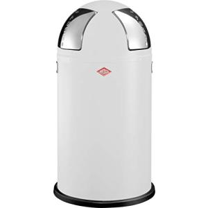 WESCO ダブルプッシュビン&メタルライナー50L 'PUSH TWO' マットホワイト 175861-74