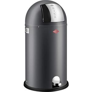 WESCO プッシュペダルビン&メタルライナー40L 'KICKBOY' マットグラファイト 177731-77