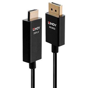 LINDY DisplayPort1.2 - HDMI2.0 18G HDRアクティブケーブル 3m