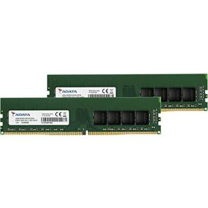 ADATA デスクトップPC用 メモリ PC4-25600 DDR4-3200MHz 288Pin 16GB × 2枚 AD4U3200716G22-