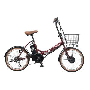 PELTECH 折り畳み電動アシスト自転車 20インチ折り畳み外装6段変速  ペル