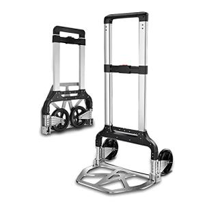 Yinleader キャリーカート 折りたたみ 130kg荷重王 均等耐荷重130kg 帰省 業務用 段差 台車 静音 軽量 大型タイヤ バ