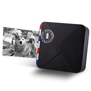 ポータブルサーマルプリンター Memoking M02S 感熱ラベルプリンター スマホ対応 ミニプリター 300dpi白黒写真サー