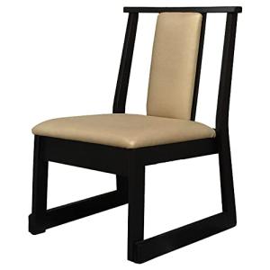 セトモノホンポ 高座椅子 背もたれ縦型L1325 布調ゴールド ウッドフレーム