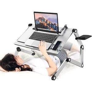 SOLEMOOD 寝ながらパソコン ノートパソコンスタンド 大きめ ノートPCスタンド 在宅ワークに最適 タブレットスタ