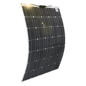 フレキシブルソーラーパネル100W 単結晶12V モジュールソーラーチャージャー屋外実用ポータブルソーラー充電装置ソーラーパワーシステム (12v