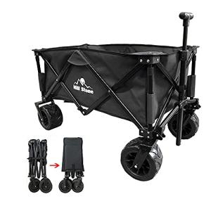 seiyishi キャリーワゴン 折りたたみキャリーカート 大容量120L 幅広大型タイヤ アウトドア 大型 軽量 キャンプ 運動会 耐荷重100kg SY-TC-260
