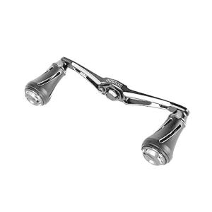 カスタムハンドル シマノ ベイトリール用 ヴァーテックス 100mm 左右共用 ガンメタ 釣り リール カスタムパーツ ハンドル 軽量 頑丈