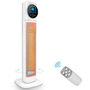 電気ファンヒーター セラミックファンヒーター 省エネコンパクト 暖房セラミックヒーター 90cm大型 電気ヒ
