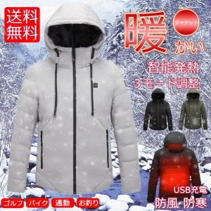 電熱ジャケット ヒーター内蔵 暖房 防寒水洗い可能