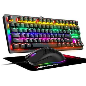 FELICONゲーミングキーボードセット 青軸 K2メカニカル