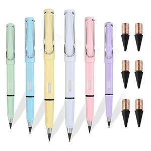 ALLMIRA メタシル 鉛筆 6本セット 金属鉛筆 削ら ない 金属先端 metacil 無限鉛筆 永遠の鉛筆 インクレス鉛筆 芯なし 折れな