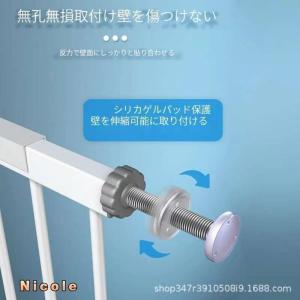 フェンス 柵 ベビーゲート 階段上 置くだけ ...の詳細画像3