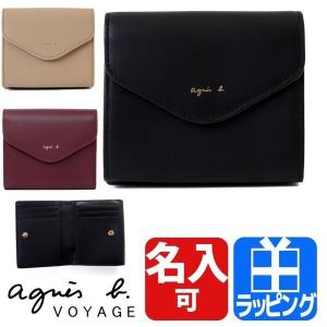 アニエスベー agnes b 財布 二つ折り レディース ミニ財布 アヴァ 名入れ ギフト ラッピング 人気 おすすめ ブランド KW01-02