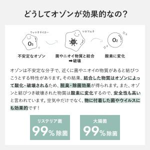 ミニ空気清浄機 オゾン発生器 脱臭 脱臭機 除...の詳細画像2