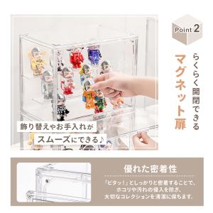 フィギュアケース 積み重ね可能 コレクションケ...の詳細画像5