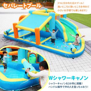 プール 家庭用 大型 スライダー 滑り台付きプ...の詳細画像4