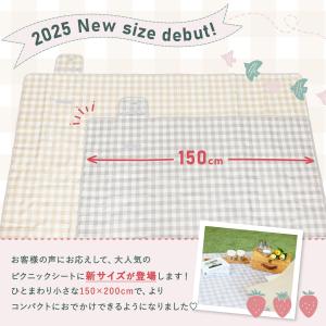 レジャーシート 200×200 大きい チェッ...の詳細画像1