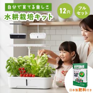 水耕栽培キット 家庭菜園 室内菜園 キット プランター栽培 植物ライト