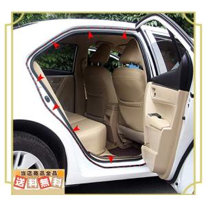 車用ドアモール風切り音 防止テープ ウェザーストリップ 防音 車 ドア 静音 春の新作シューズ満載 フード リアハッチ用 風切り 防