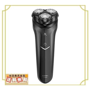 シェーバー メンズ 電動髭剃り 電気カミソリ 回転式 3枚刃 Usb充電式 Ledディスプレイ 水洗い可能 持ち運