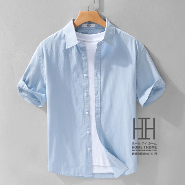 シャツ メンズ 半袖 白シャツ ビジネス シンプル 無地 半袖シャツ 柔らかい おしゃれ 涼しい 羽...