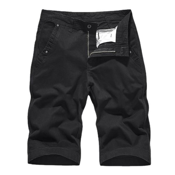 メンズパンツ 短パン メンズ 半ズボン ショートパンツ 無地 ハーフパンツ シンプル 綿 ウォッシュ...