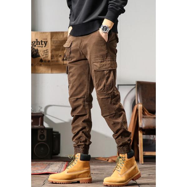 カーゴパンツ ジョガーパンツ 個性 メンズ デザイン ストリート系 オリジナル スタイリッシュ カッ...