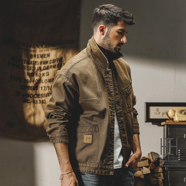 デニムジャケット Gジャン ジージャン メンズ 大きいサイズ カバーオール 綿100 ワーク シャツ...