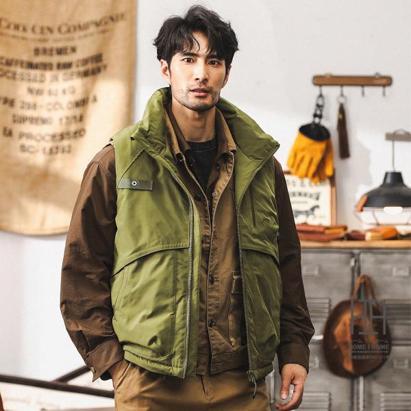 ダウンベスト メンズ 大きいサイズ ダウン90％ 暖かい 防寒 保温 ふんわり 軽量 おしゃれ 個性...