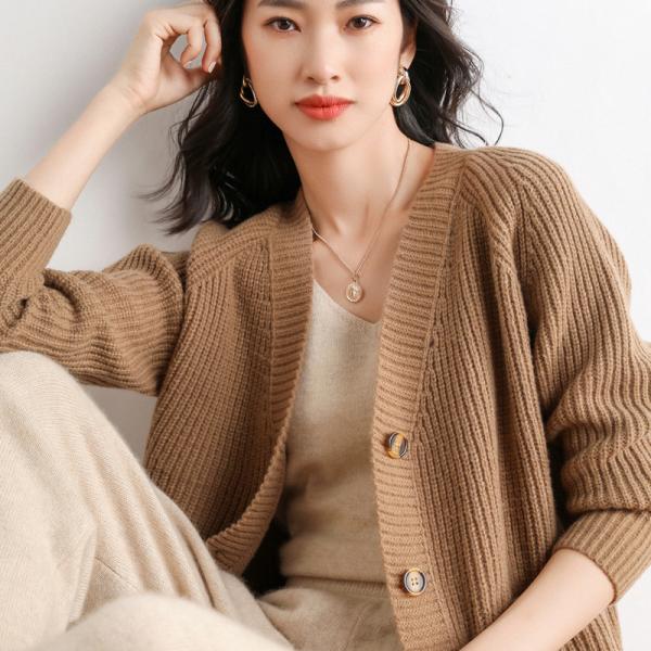 カーディガン カーデ 秋冬 レディース 薄手 大きいサイズ トップス Vネック ゆったり UVケア ...