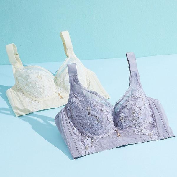 補正ブラ 育乳ブラ レディース 補正下着 脇高 垂れ防止 薄型 エレガント ワイヤー入り 美胸 寄せ...