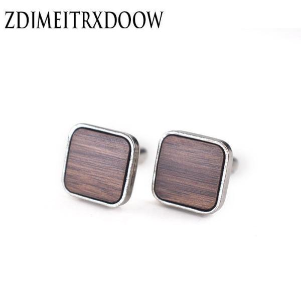 カフス マホガニー アクセサリー 角形 カフスボタン 木製品 ウッド ハンドメイド ギフト 収納ボッ...