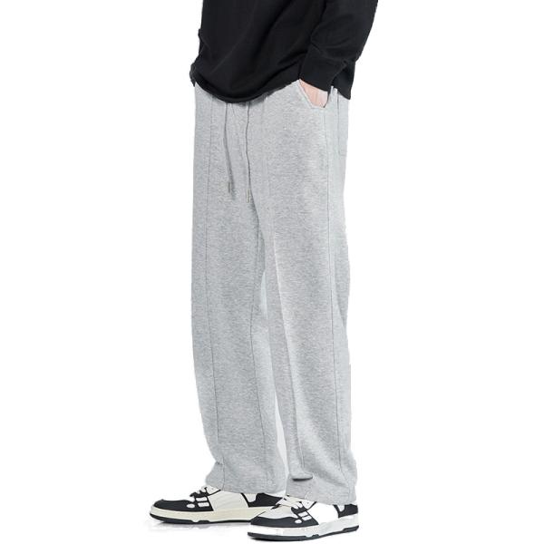 スウェットパンツ ジャージ ストレート メンズ パンツ ロング丈 ズボン イージーパンツ ゴムウェス...