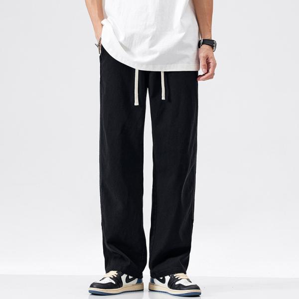 スウェットパンツ ジャージ ライン入り メンズ おしゃれ スポーツ 部屋着 ストレート ロング丈 イ...