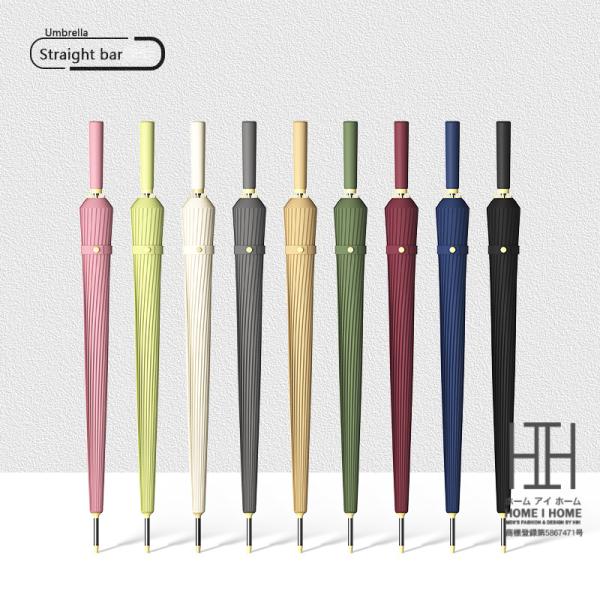 傘 長傘 メンズ レディース 24本骨 大きいサイズ 晴雨兼用 日傘 収納カバー 傘袋付き 斜め掛け...