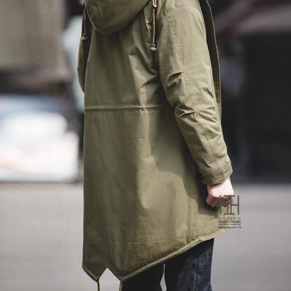 モッズコート メンズ パーカー M51コート フィールドジャケット ミリタリー フード 防寒着 厚手...