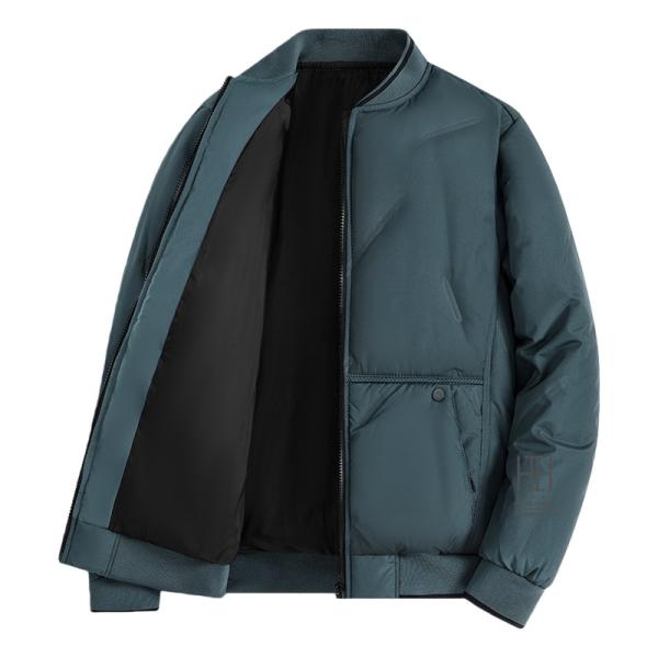 中綿ジャケット スタジャン メンズ リブ襟 中綿コート 無地 シンプル カジュアル 防寒 保温 暖か...