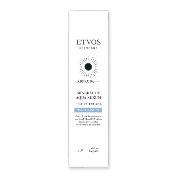 ETVOS エトヴォス ミネラルUVアクアセラム トーンアップホワイト 30g SPF35 PA++...
