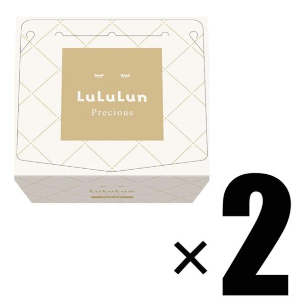 2個 LuLuLun フェイスマスク ルルルンプレシャス 32枚入×2 ホワイト クリア 徹底ハリツ...