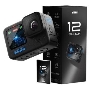 GoPro HERO12 Black + 非売品ポケットガイド 5.3K60 10bit GP-Log HDR 手ブレ補正 防水10m アクションカメラ CHDHX-121-FW｜RUSIONヤフー店