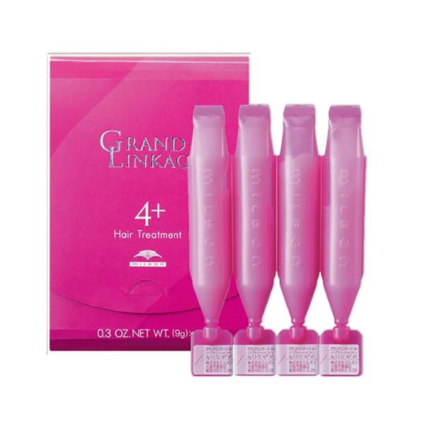 1個 MILBON ミルボン グランドリンケージ サロントリートメント 4+ 9g4本入 ヘアトリー...