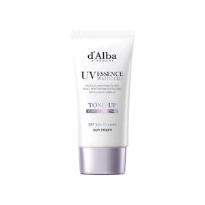 d'Alba ダルバ トーンアップ UVエッセンス サンクリーム 50ml パープル 化粧下地 日焼け止め トーンアップベース メイク下地 韓国 コスメ