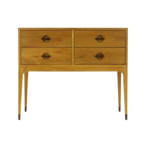 Leaf-handle スモールチェスト□ミニチェスト 3段チェスト タンス 収納