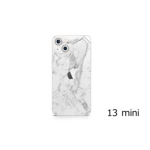 【在庫限り】【再入荷なし】Uniqfindユニークファインド　iPhone 13 mini　スキンシール/保護シール　White Marble｜ruskea