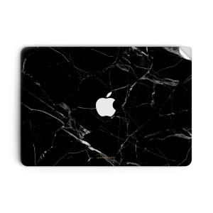 【在庫限り】【再入荷なし】 UNIQFINDユニークファインド　MacBook Air/Pro 13インチ スキンシール/保護シール Hyper Marble ブラック  (天板シールのみ)｜ruskea